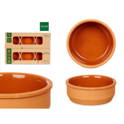 SET 6 CAZUELAS BARRO 12 CM COLOR MARRON