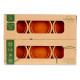 SET 6 PENTOLE TERRACOTTA 12 CM COLOR MARRONE