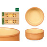 SET 6 CASSEROLES ARGILE 12 CM COULEUR MOUTARDE