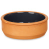 SET 6 CASSEROLES ARGILE 12 CM COULEUR NOIR