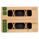SET 6 CASSEROLES ARGILE 12 CM COULEUR NOIR