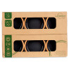 SET 6 CASSEROLES ARGILE 12 CM COULEUR NOIR