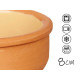 SET 6 CASSEROLES ARGILE 8 CM COULEUR MOUTARDE