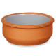 SET 6 CASSEROLES ARGILE 8 CM COULEUR GRIS