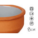 SET 6 CASSEROLES ARGILE 8 CM COULEUR GRIS