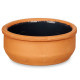 SET 6 CASSEROLES ARGILE 8 CM COULEUR NOIR