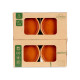SET 4 CASSEROLES ARGILE 16 CM COULEUR MARRON