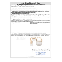 ROUNDED BASKET HANDLE CREAM