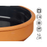 SET 4 CASSEROLES ARGILE 16 CM COULEUR NOIR