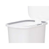 POUBELLE À PÉDALE 10L BLANCHE