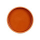 23CM BROWN COLOURED CLAY POT