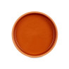 23CM BROWN COLOURED CLAY POT