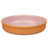CAZUELA BARRO 23 CM COLOR ROSA