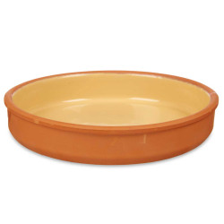 CAÇAROLA DE BARRO 23 CM  COR MOSTARDA