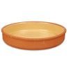 CASSEROLE ARGILE 23 CM COULEUR MOUTARDE