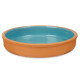 CAÇAROLA DE BARRO 23 CM  COR AZUL