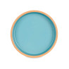 CASSEROLE ARGILE 23 CM COULEUR BLEU