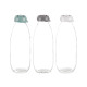 GARRAFA VIDRO 1L SORT 3 SORT 3 CORES