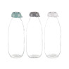 BOUTEILLE VERRE 1L KIT 3 ASSORT 3