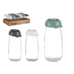 GARRAFA VIDRO 250ML SORT 3 SORT 3 CORES