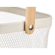 CESTA QUADRATA MANICO CREMA