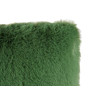 COUSSIN POIL COURT VERT FONCÉ 40CM