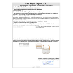 SQUARED BASKET HANDLE CREAM
