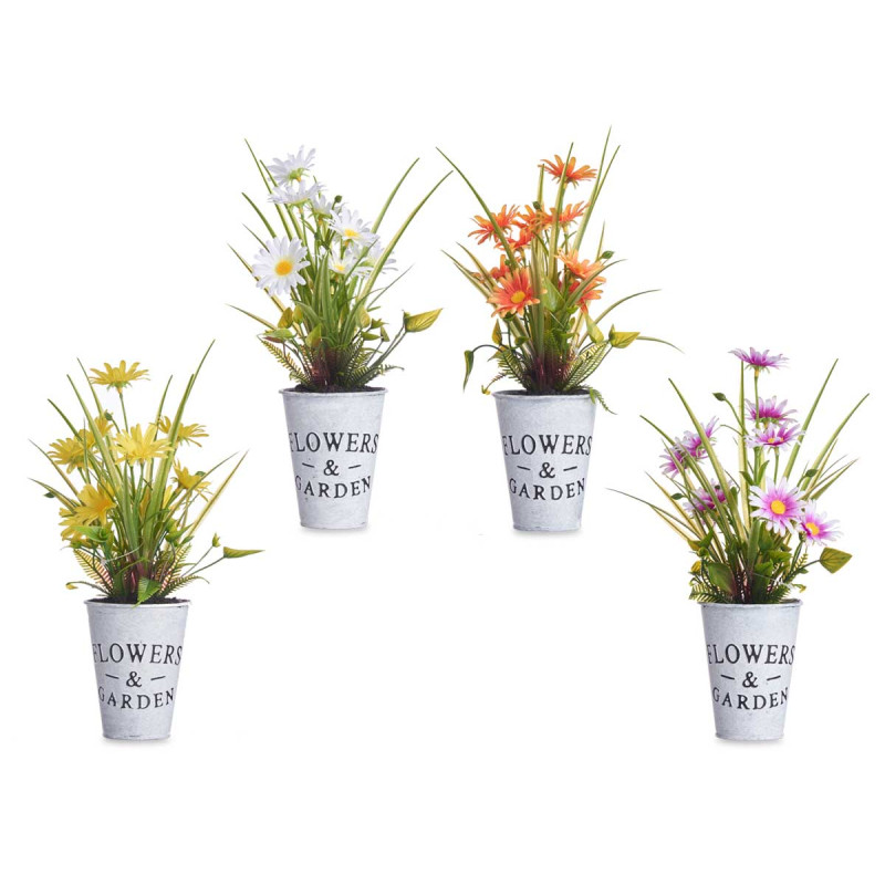 VASO METAL C MARGARIDAS SORT 4