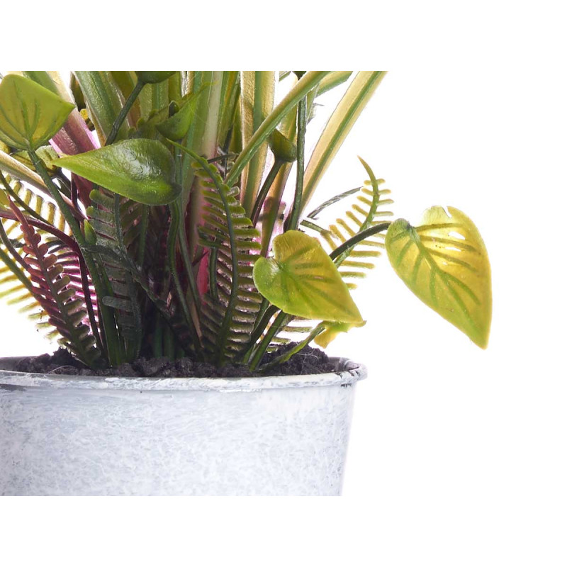 VASO METAL C FLORES SORT 4