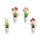 VASO METAL C TULIPAS SORT 4