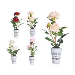 VASO METAL C ROSAS SORT 4