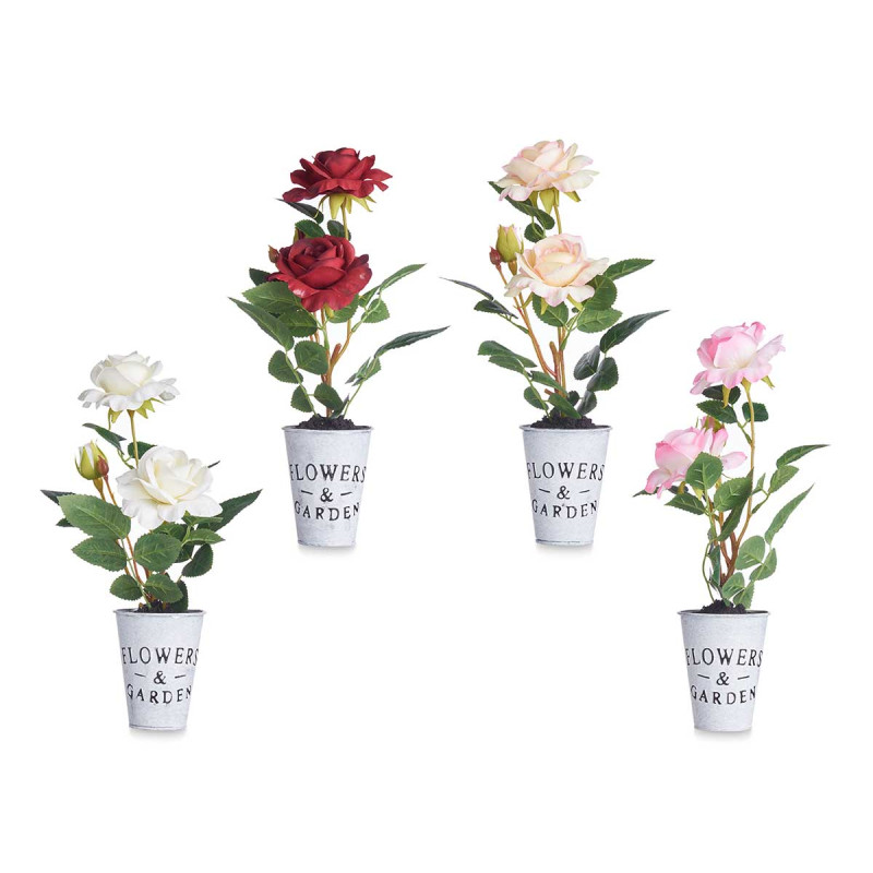 VASO METAL C ROSAS SORT 4