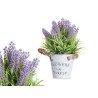 PIANTA LAVANDA VASO METALLO 25CM