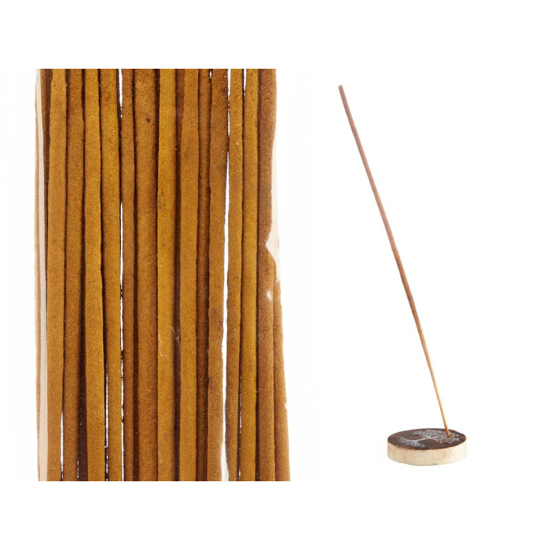 30 BÂTONNETS D'ENCENS SUPPORT EN BOIS ASSORT 6