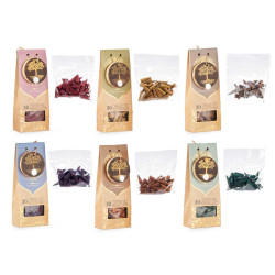 30 INCENSE CONES WOODEN HOLDER ASSORT 6