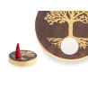 30 INCENSE CONES WOODEN HOLDER ASSORT 6