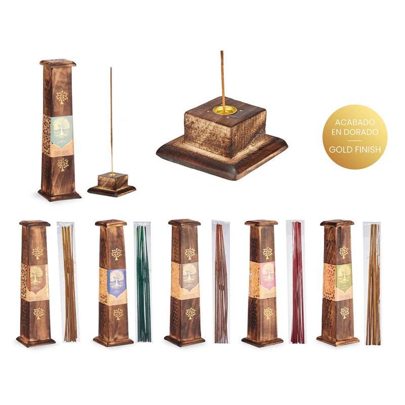 BOÎTE VERTIC SUPPORT 10 BÂTONNETS D'ENCENS ASSORT6