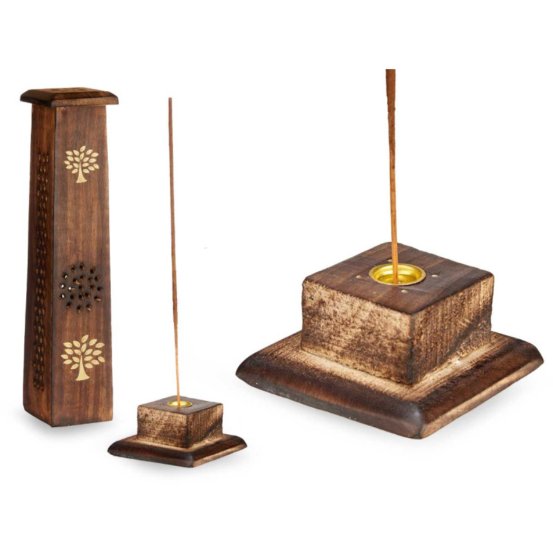 BOÎTE VERTIC SUPPORT 10 BÂTONNETS D'ENCENS ASSORT6