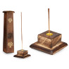 VERTICAL BOX SUPPORT 10 INCENSE STICKS ASSORT 6