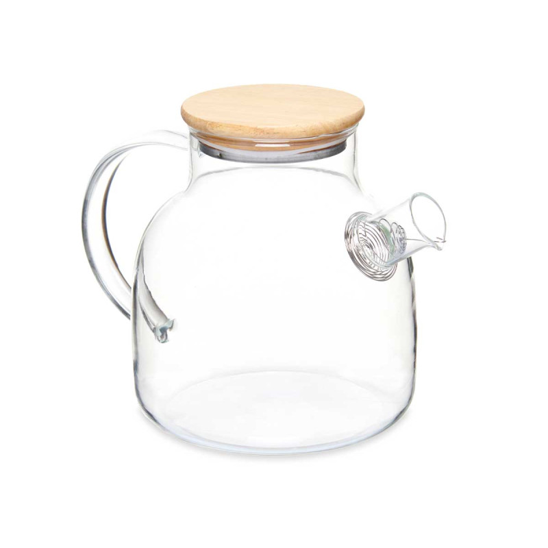 CHALEIRA BOROSILICATO TAMPA BAMBU 1,2L
