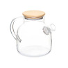 THÉIÈRE BOROSILICATE COUVERCLE BAMBOU 1,2 L