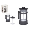 PLASTIC GLASS TEAPOT WITH PLUNGER 1L