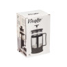 PLASTIC GLASS TEAPOT WITH PLUNGER 1L