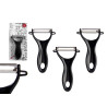 SET 3 BLACK KITCHEN PEELERS