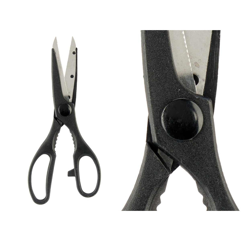 BLACK KITCHEN SCISSORS