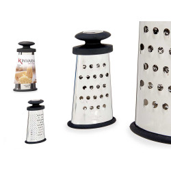 RÂPE EN ACIER AVEC MANCHE EN SILICONE NOIR