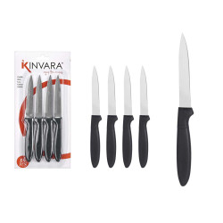 SET 4 COUTEAUX NORMAUX NOIRS