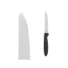 SET 4 BLACK SAW KNIVES 