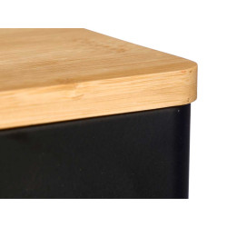 SALIÈRE COUVERCLE BAMBOU NOIR