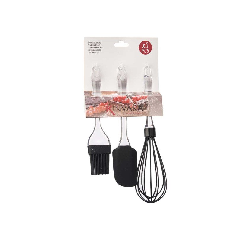 SET 3 PZS UTENSILIOS SILICONA